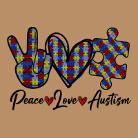 Peace Love Autism Vintage Hoodie | Teevron