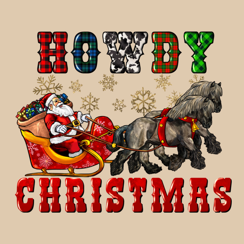 Howdy Christmas With Santa Riding His Sleighs Heavyweight Sweatshirt by CowGirlArtShop | Teevron