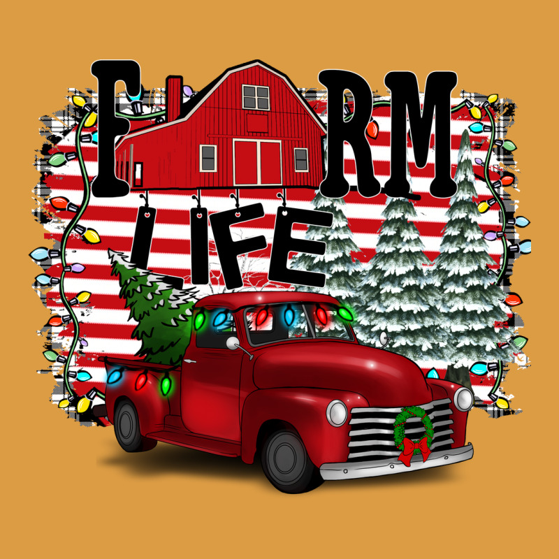 Farm Life Christmas Urban Heavy Tee by Bettercallsaul | Teevron