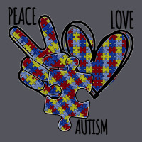 Peace Love Autism Vintage Hoodie | Teevron