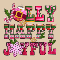 Jolly Happy Joyful Pink Christmas Heavyweight Sweatshirt | Teevron
