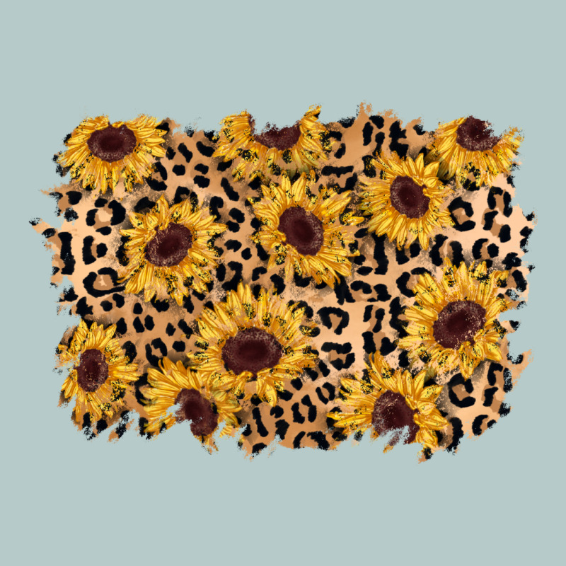 Sunflower Leopard Background Heavy Core Tee by AdoDesignShop | Teevron