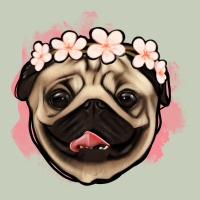 Pug Floral Ladies Tee | Teevron