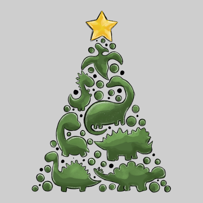 Dinosaur Christmas Tree Premium Tee by MaliasSmallBusiness | Teevron