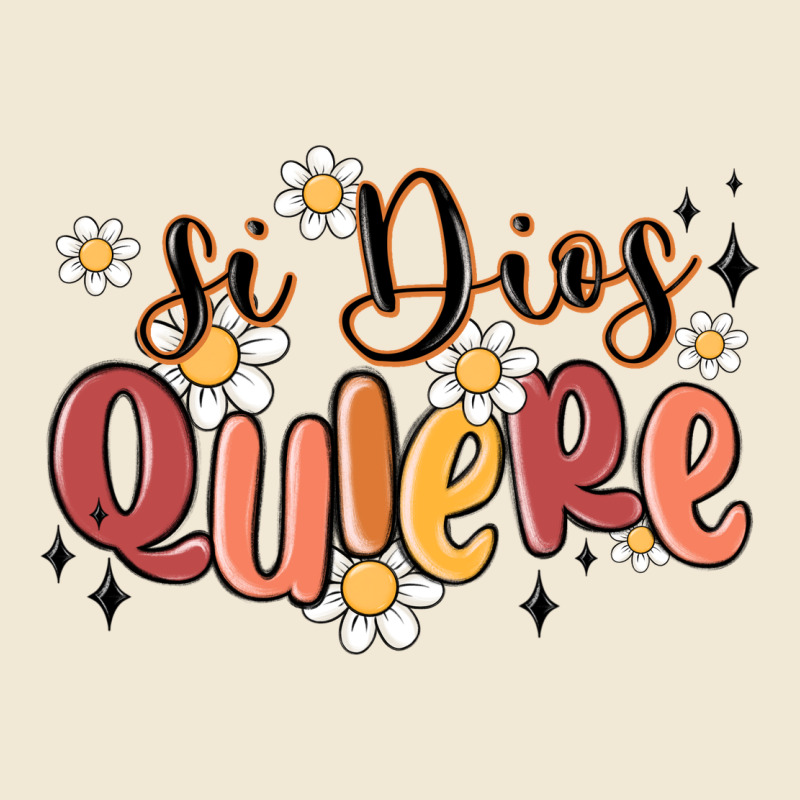 Si Dios Quiere Ladies Tee by MaliasSmallBusiness | Teevron