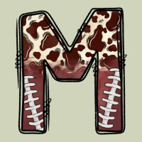 Name Footballcow Print Letter M Heavyweight Hoodie | Teevron