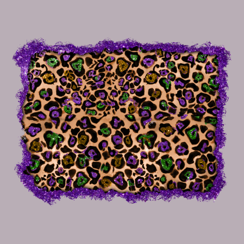 Mardi Gras Leopard Background Vintage Tee by RanaPortraitStore | Teevron