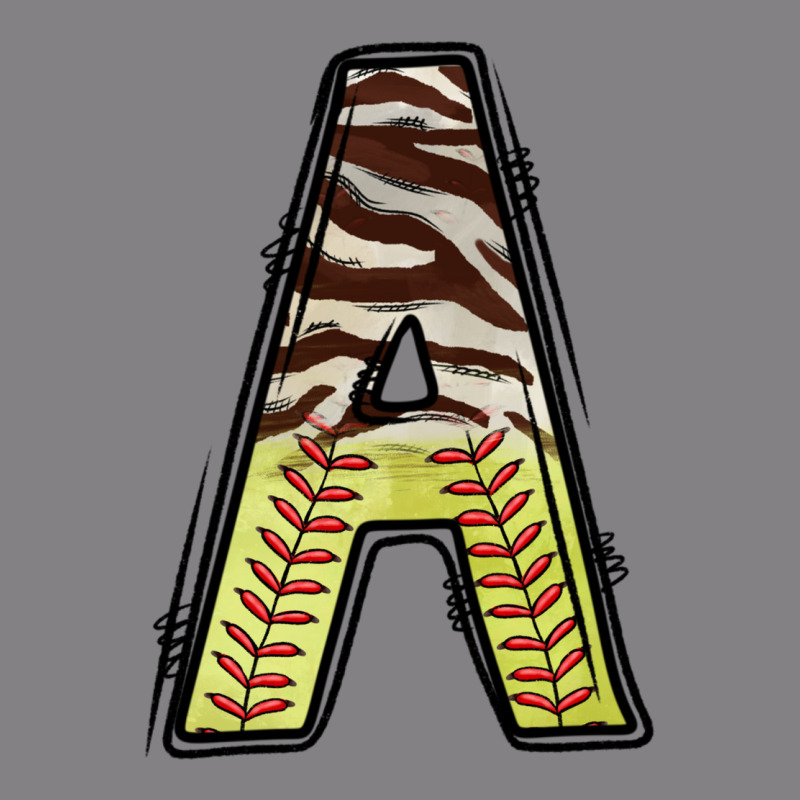 Softball Alphabet A Heavyweight Hoodie by CowhideDigitalArt | Teevron