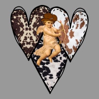 Country Cupid Valentine Cowhide Heart Vintage Hoodie | Teevron