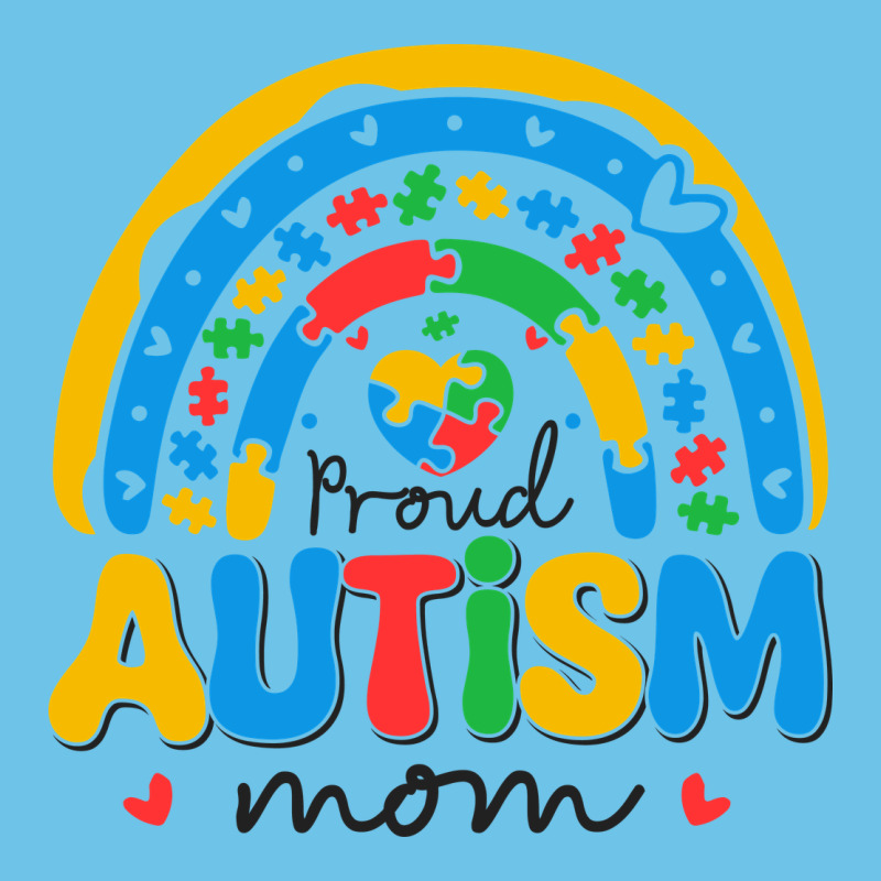 Proud Autism Mom Rainbow Premium Sweatshirt by CowhideDigitalArt | Teevron