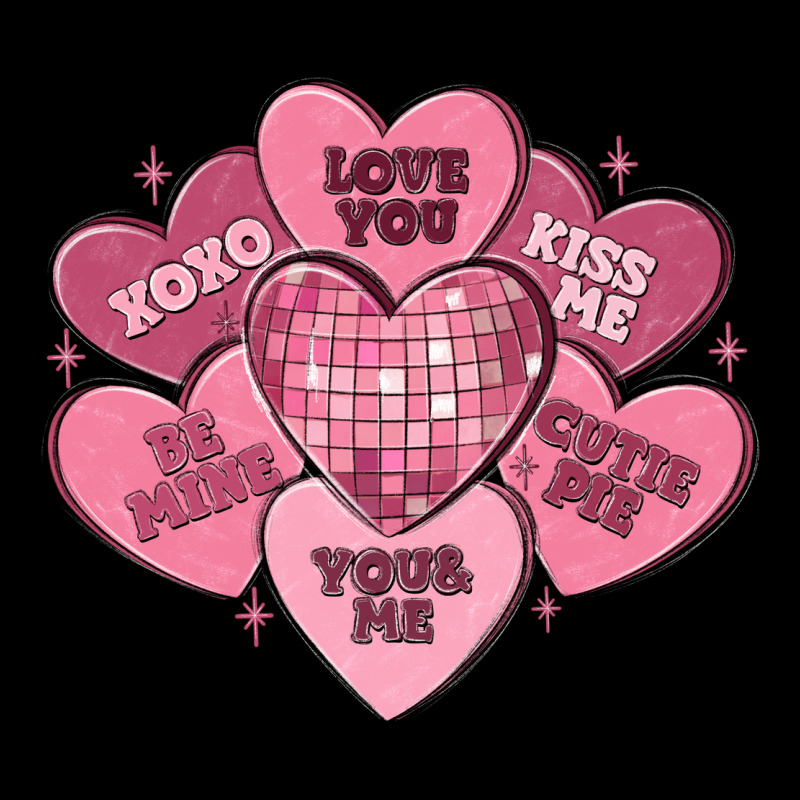 Valentines Conversation Hearts Ladies Tee by MaliasSmallBusiness | Teevron