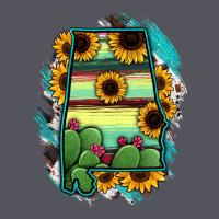 Alabama Map Sunflower Cactus Serape Vintage Hoodie | Teevron