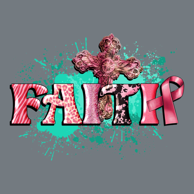 Faith Breast Cancer Heavyweight Sweatshirt by CowGirlArtShop | Teevron