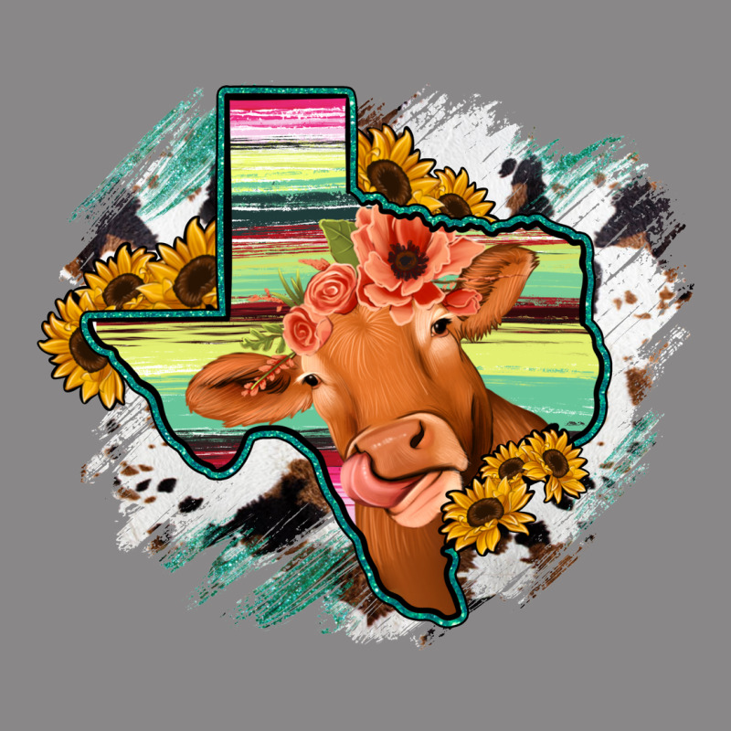 Western Texas Flag Cow Portrarit Vintage Tee by Bettercallsaul | Teevron