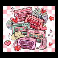 Valentine's Day Cassette Tapes Heavy Core Tee | Teevron