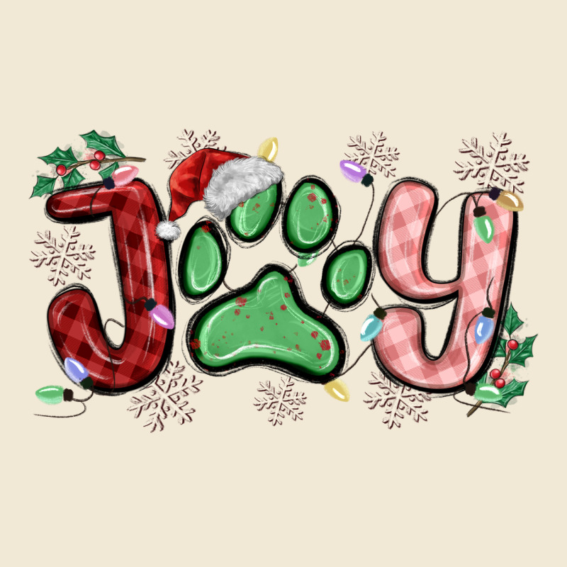 Joy With Dog Paw Premium Tee by MaliasSmallBusiness | Teevron