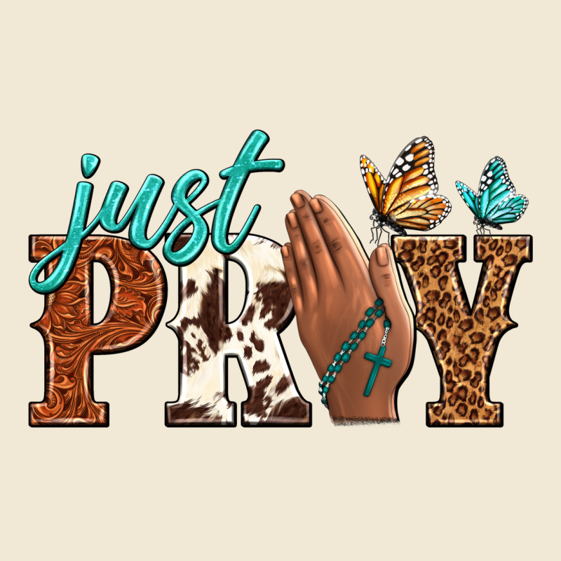 Just Pray Premium Tee by NancyCooperArtShop | Teevron