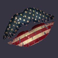 Vintage American Flag Lips Vintage Hoodie | Teevron