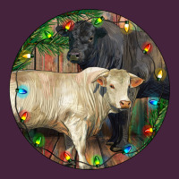 Christmas Charolais Bull And Black Angus Bull Long Sleeve Tee | Teevron