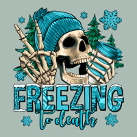 Freezing To Death Winter Skull Classic Tee | Teevron