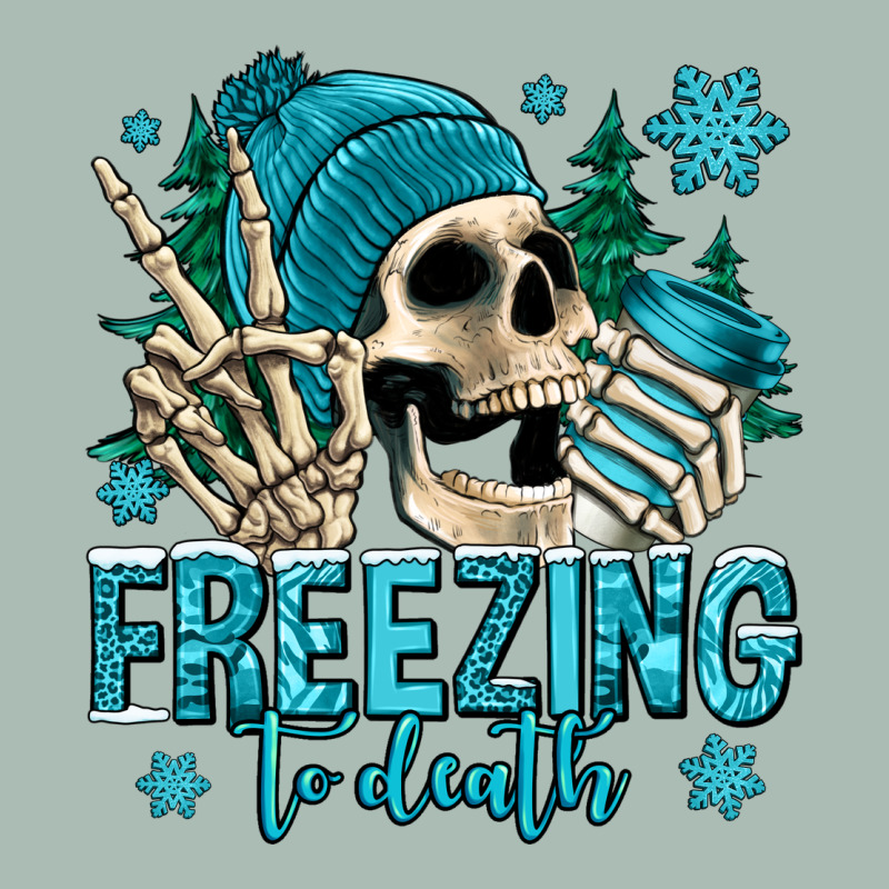Freezing To Death Winter Skull Classic Tee by Jasminsmagicworld | Teevron