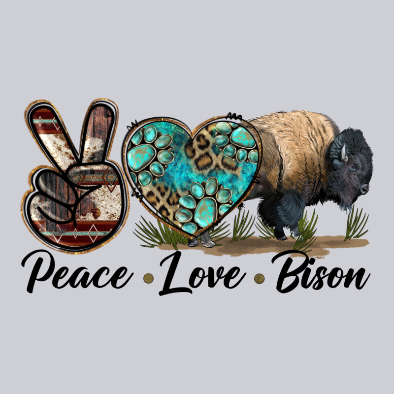 Peace Llve Bison Classic Tee by LillyAllenDesigns | Teevron