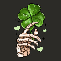 Skeleton Hand With Shamrock St Patrick S Day Heavy Core Tee | Teevron