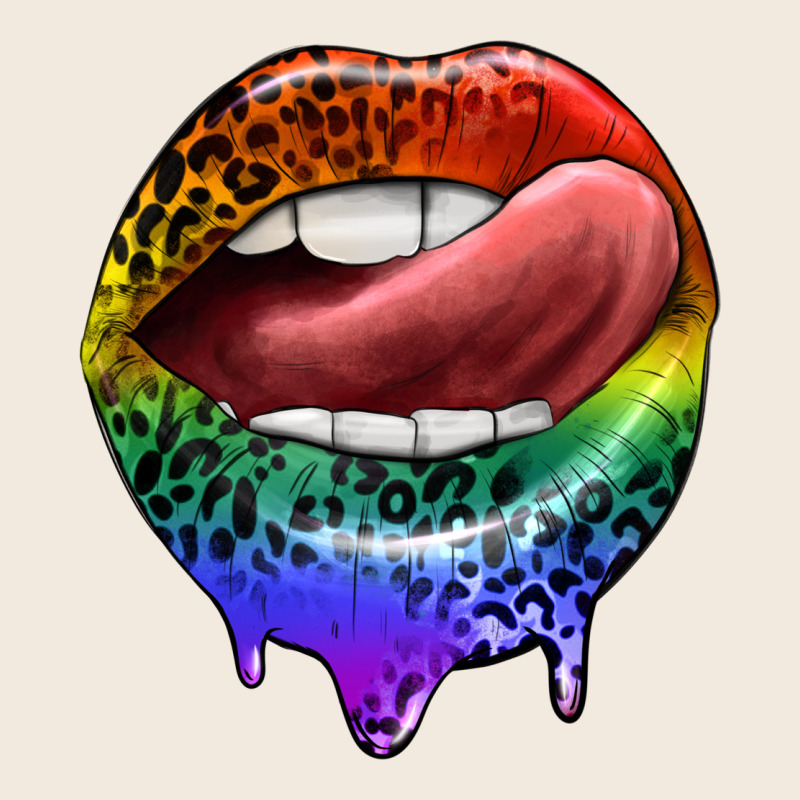 Rainbow Lips Pride Zipper Hoodie by FaDigitalArtStudio | Teevron