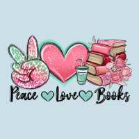 Peace Love Books Ladies Tee | Teevron