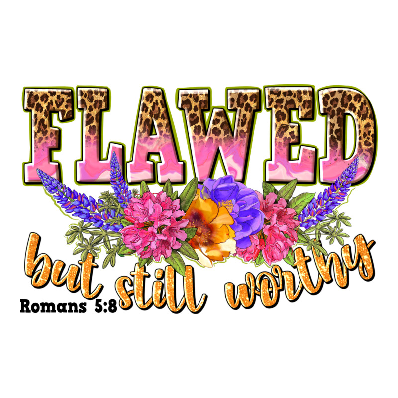 Flawed But Still Worthy Romans 5 8 Premium Tee by NancyCooperArtShop | Teevron