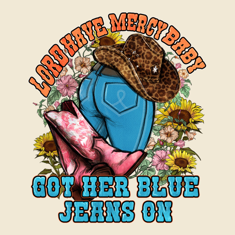 Lord Have Mercy Baby Got Her Blue Jeans On Premium Tee by NancyCooperArtShop | Teevron