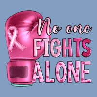 Breast Cancer No One Fights Alone Boxing Urban Hoodie | Teevron