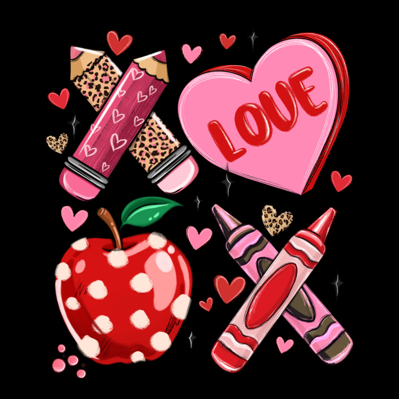 Valentine Xoxo Teacher Heavy Core Tee by MaliasSmallBusiness | Teevron