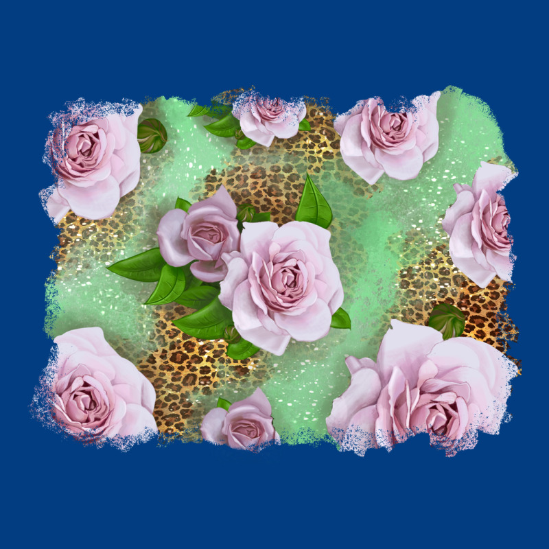 Pink Roses Background Premium Sweatshirt by LillyAllenDesigns | Teevron
