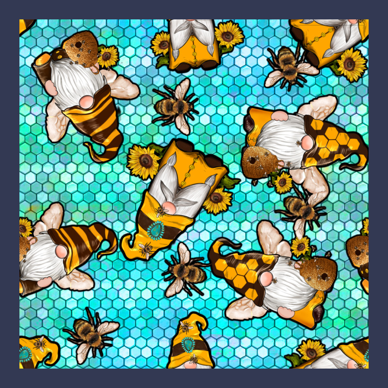 Honey Bee Gnomes Seamless Pattern Heavyweight Hoodie by BundleAndBundleShop | Teevron