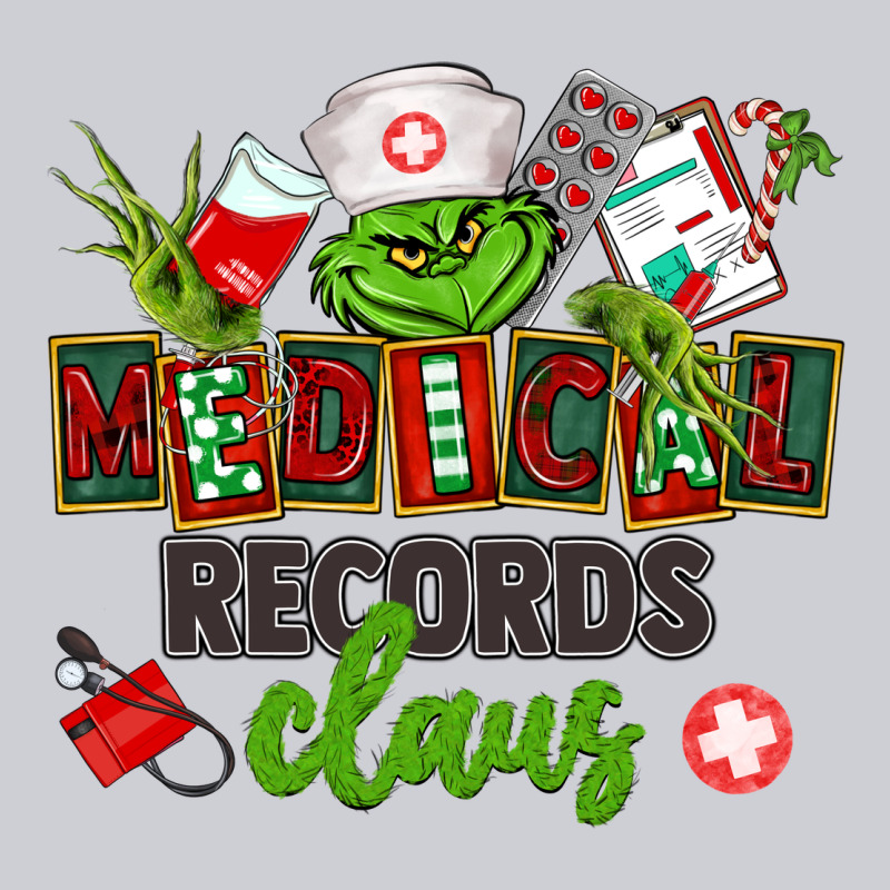 Medical Records Claus Heavyweight Sweatshirt by CowGirlArtShop | Teevron