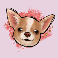 Chihuahua Pink Glitter Ladies Tee | Teevron