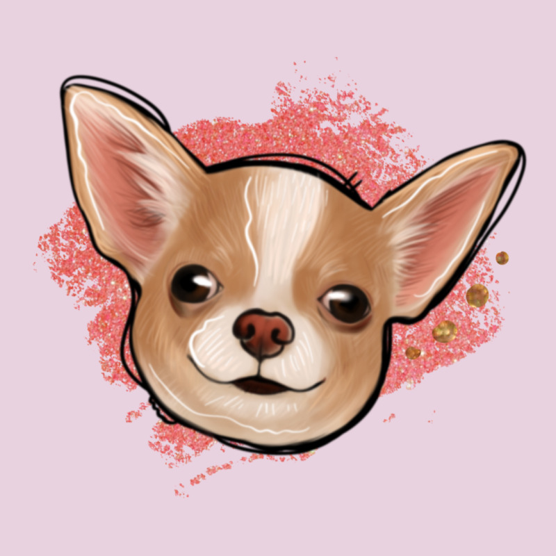 Chihuahua Pink Glitter Ladies Tee by Jasminsmagicworld | Teevron