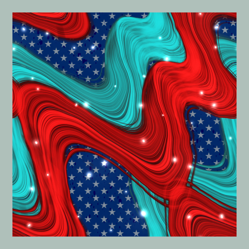 American Flag Stripes Seamless Pattern Heavyweight Hoodie by BundleAndBundleShop | Teevron