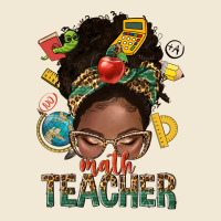 Math Teacher Life Afro Messy Bun Premium Tee | Teevron
