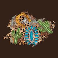 Horseshoe Leopard Gemstone Cactus Patch Heavy Core Tee | Teevron
