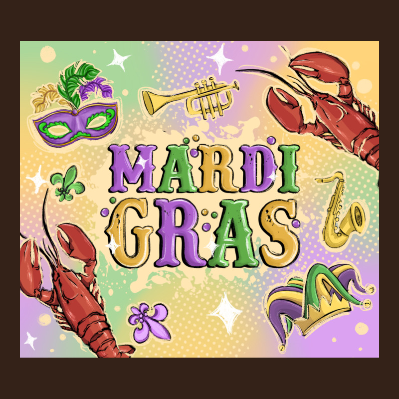 Mardi Gras Heavy Core Tee by MaliasSmallBusiness | Teevron