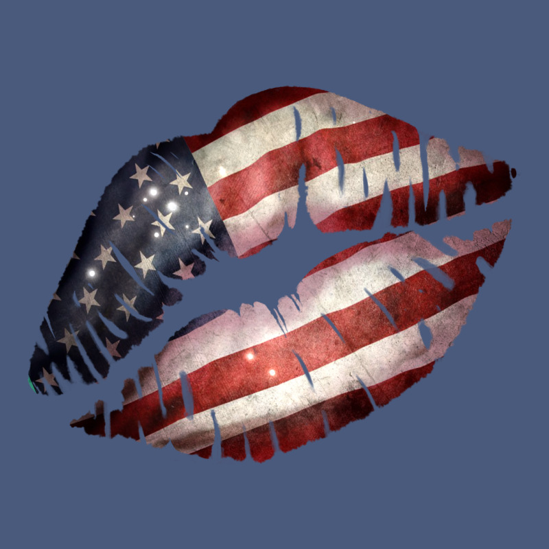 American Flag Lips Vintage Hoodie by Bettercallsaul | Teevron