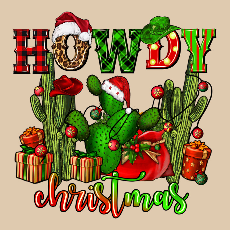 Howdy Christmas With Cactusses Heavyweight Sweatshirt by CowGirlArtShop | Teevron