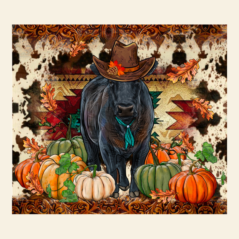 Fall Black Angus Vintage Tee by RanaPortraitStore | Teevron
