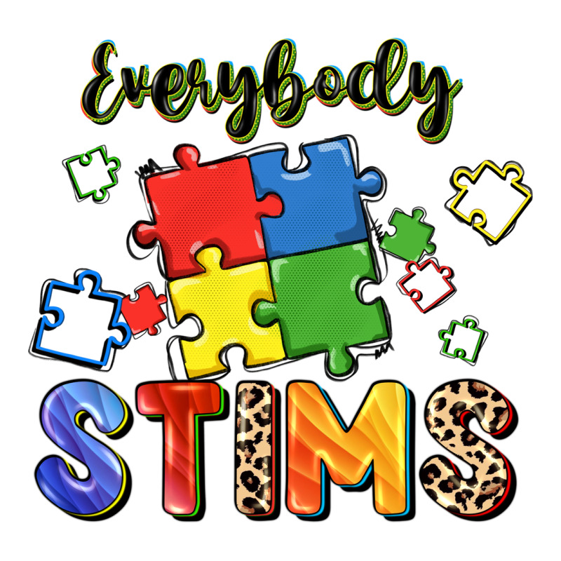 Everybody Stims Zipper Hoodie by FaDigitalArtStudio | Teevron
