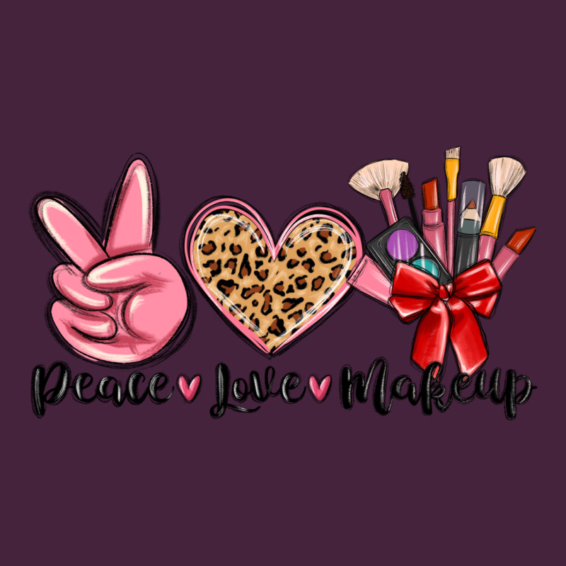 Peace Love Makeup Premium Tee by MaliasSmallBusiness | Teevron