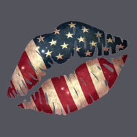 Vintage American Flag Lips Vintage Hoodie | Teevron