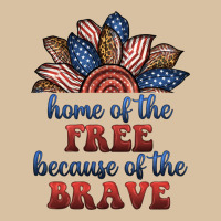 Home Of The Free Because Of The Brave Heavyweight Hoodie | Teevron