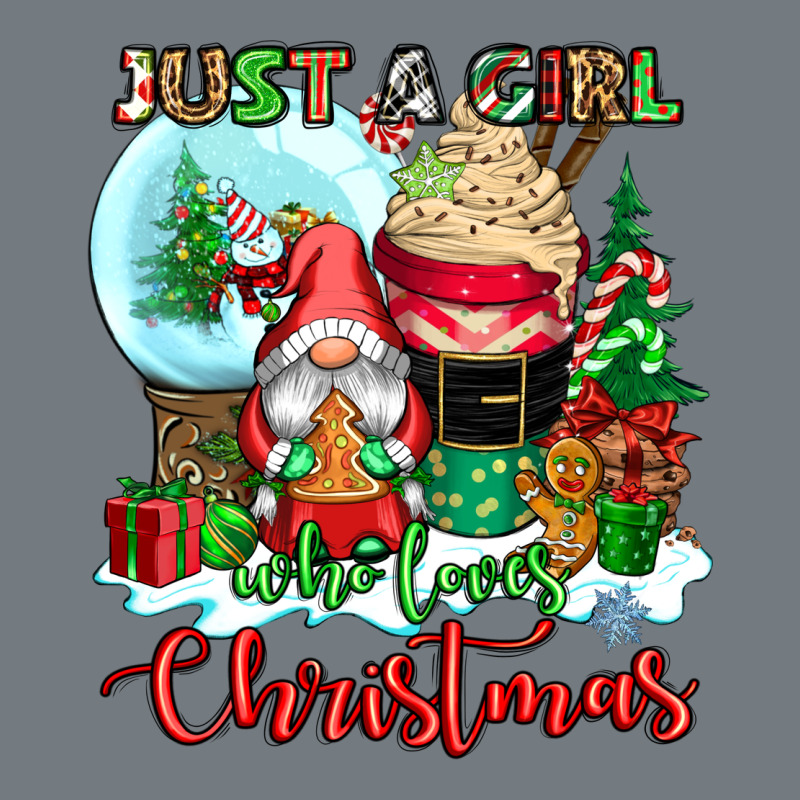 Just A Girl Who Loves Christmas Heavyweight Sweatshirt by CowGirlArtShop | Teevron